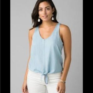 PrAna McKenzie denim tank